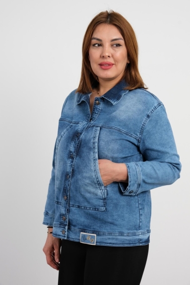 wholesaleWomen Clothes Plus Size Denim Jacket