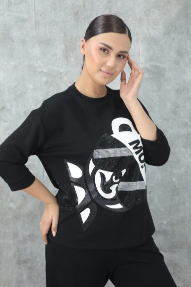 wholesaleWomen Plus Size Plus Size Printed Sweatshirt