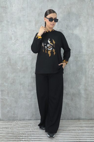 wholesaleWomen Plus Size Plus Size Womens Two-Piece Sports Set